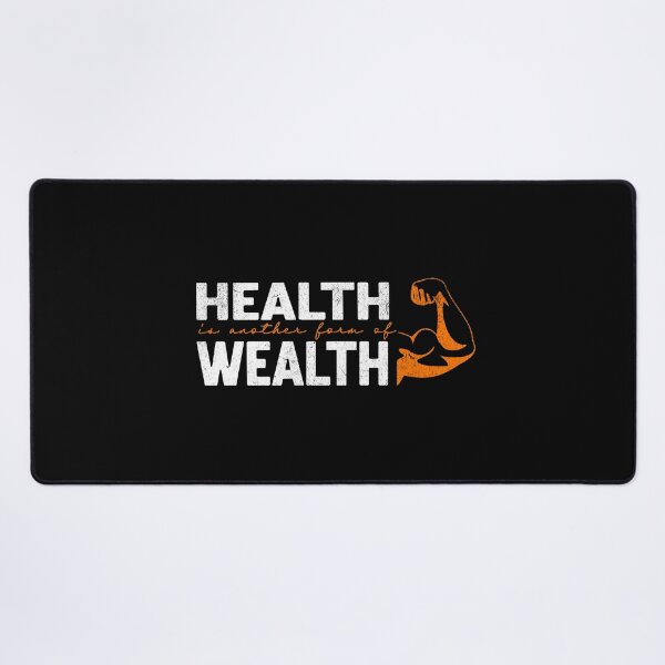 Item preview, Health Is Wealth Life Inspirational Health-Concise Design designed and sold by AppearoStudio.