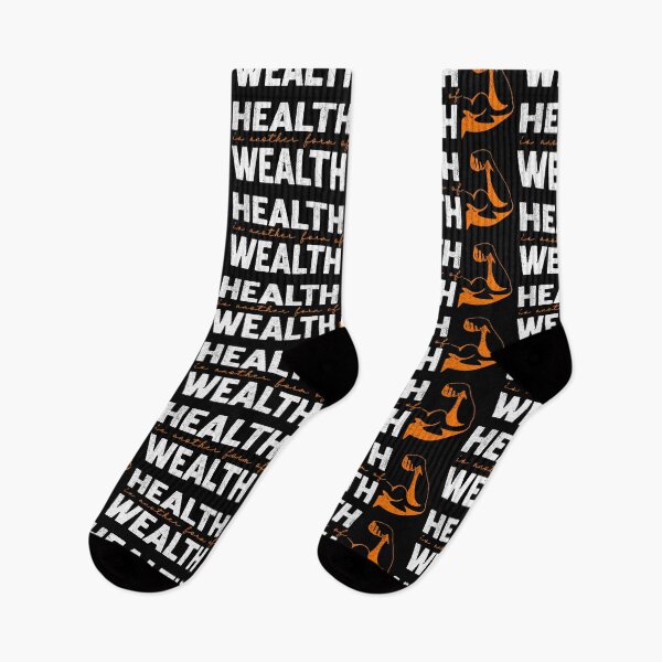 Item preview, Health Is Wealth Life Inspirational Health-Concise Design designed and sold by AppearoStudio.