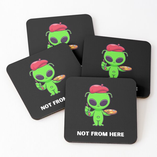 Item preview, Not From Here | Alien Artist Funny Cosmic Design designed and sold by ContigoART.