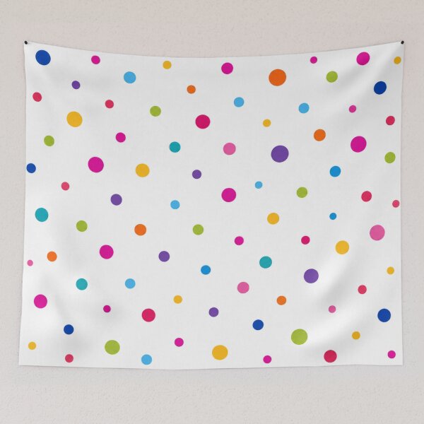 Item preview, Colorful Crazy Polka Dots – Playful Kids Rainbow Pattern designed and sold by HO•Designs.
