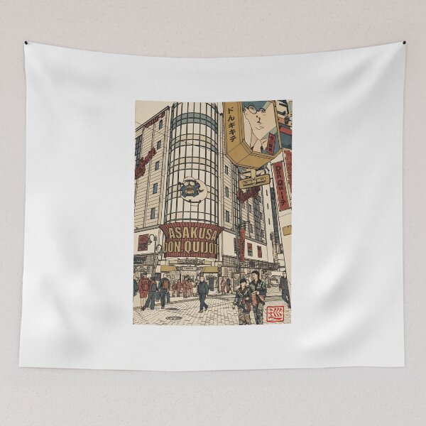 Item preview, Don Quixote Asakusa – Woodblock Print designed and sold by JAPANCE STUDIO.
