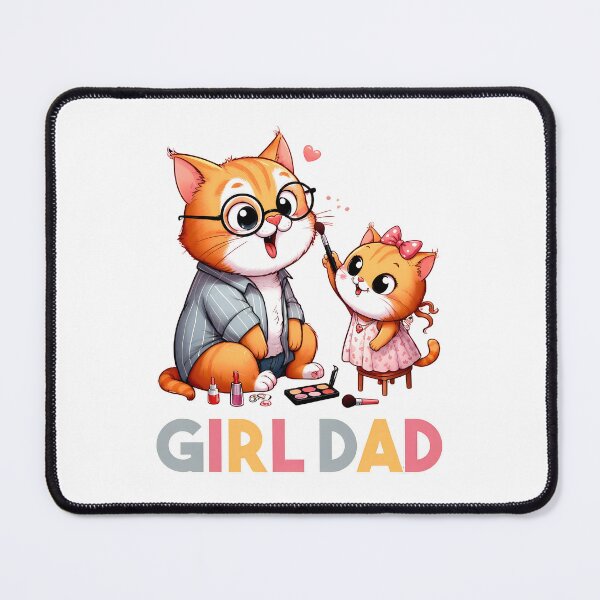 Item preview, Girl Dad Cute Cat Mom Daughter Makeup designed and sold by SoyLamderma.