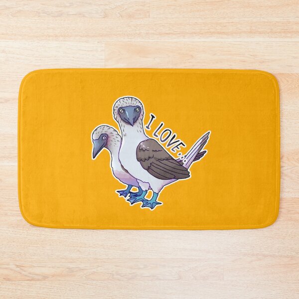 Item preview, “I Love…” — Blue Boobies (the birds) | Biology Pun Sticker designed and sold by Song-of-Anemoia.