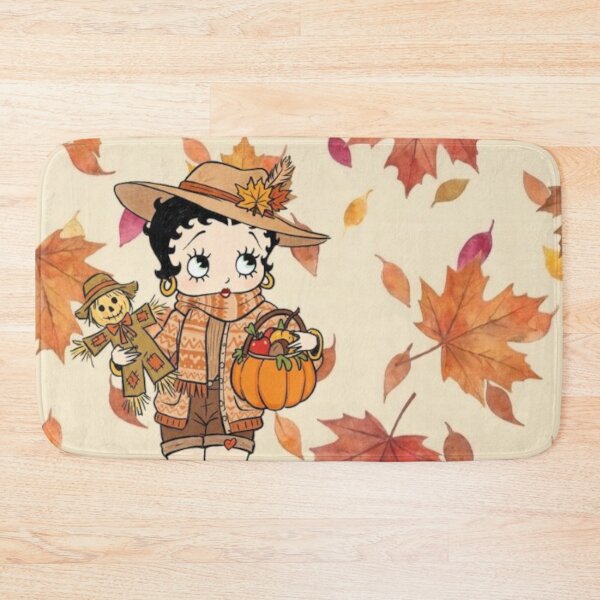 Artikelvorschau, Gemütlicher Herbst Betty Boop entworfen und verkauft von LyssasMindArt.
