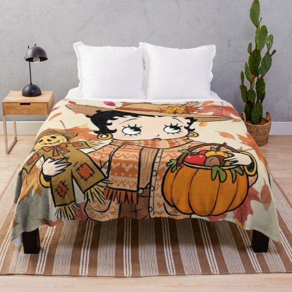 Item preview, Cozy Fall Betty Boop designed and sold by LyssasMindArt.
