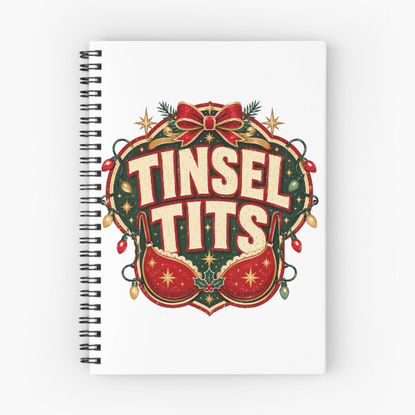 Item preview, Inappropriate Christmas, Tinsel Tits Funny Christmas Holiday Naughty Xmas designed and sold by graphic-genie.
