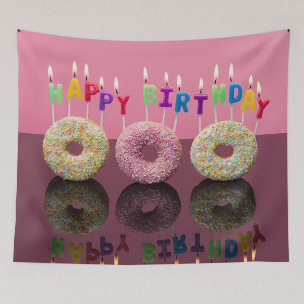 Item preview, Happy Birthday Candles on Doughnuts designed and sold by assaf.