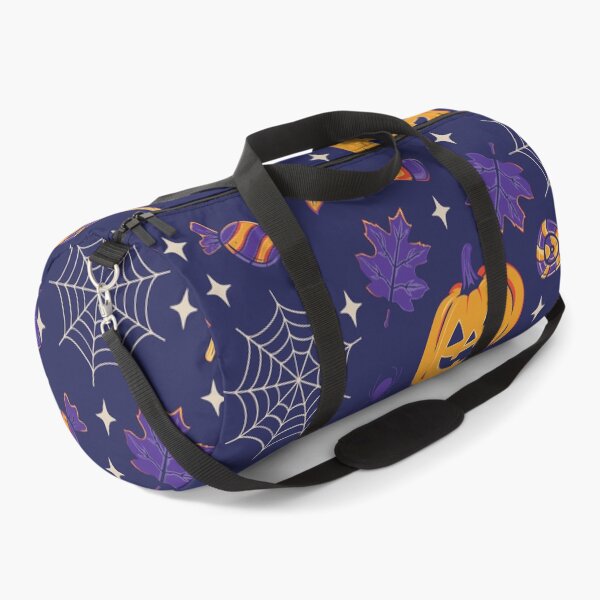 Item preview, Halloween Pattern – Pumpkins, Candy & Spiderwebs designed and sold by pumpkinchino.