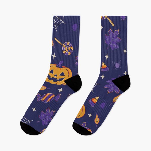 Item preview, Halloween Pattern – Pumpkins, Candy & Spiderwebs designed and sold by pumpkinchino.