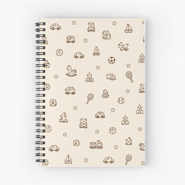 Item preview, Beige & Brown Boys Toys – Vintage Kids Playroom Pattern designed and sold by HO•Designs.