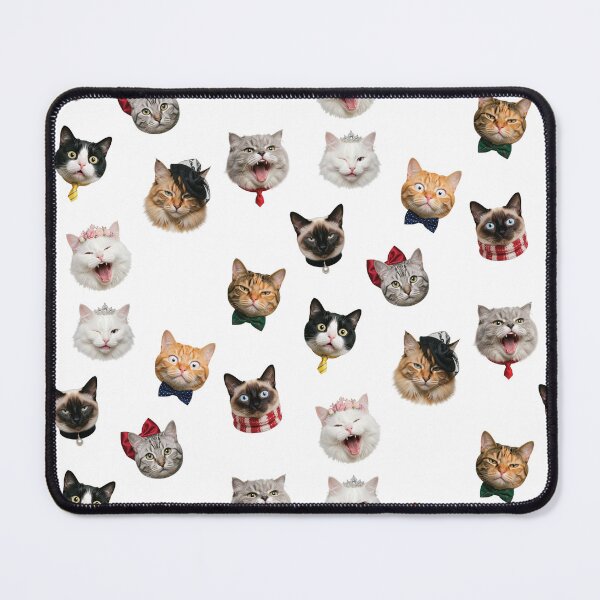 Item preview, Funny Cat Bosses and Gala Queens Cats designed and sold by chillaxcats.