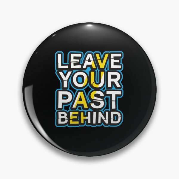 Item preview, Leave Your Past Behind Modern Stencil Typography designed and sold by FitNow.