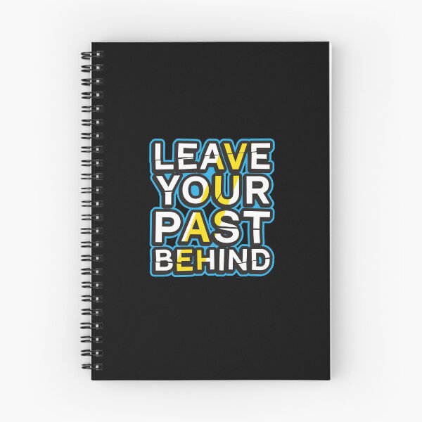 Item preview, Leave Your Past Behind Modern Stencil Typography designed and sold by FitNow.