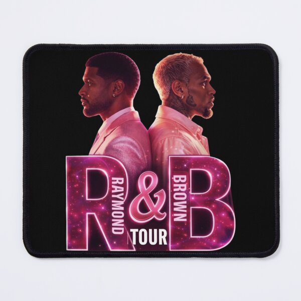 Item preview, Chris Brown Usher Pink R&B Portrait Tour Design designed and sold by Sarah Bell.