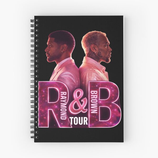 Item preview, Chris Brown Usher Pink R&B Portrait Tour Design designed and sold by Sarah Bell.