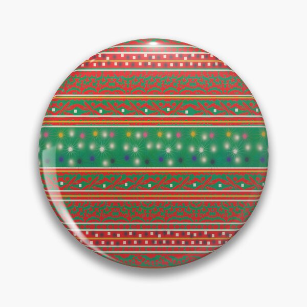 Item preview, Christmas Red and Green Stripes and Dots Pattern designed and sold by PVTCreations.