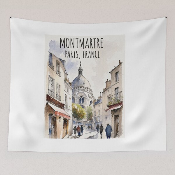 Item preview, Montmartre, Paris, France designed and sold by ImaginARTDesign.