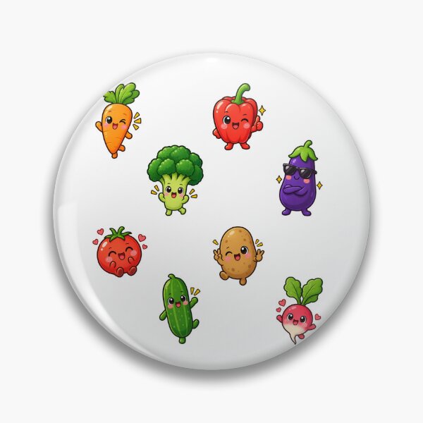 Item preview, Cute Kawaii Vegetables designed and sold by odkocreative.
