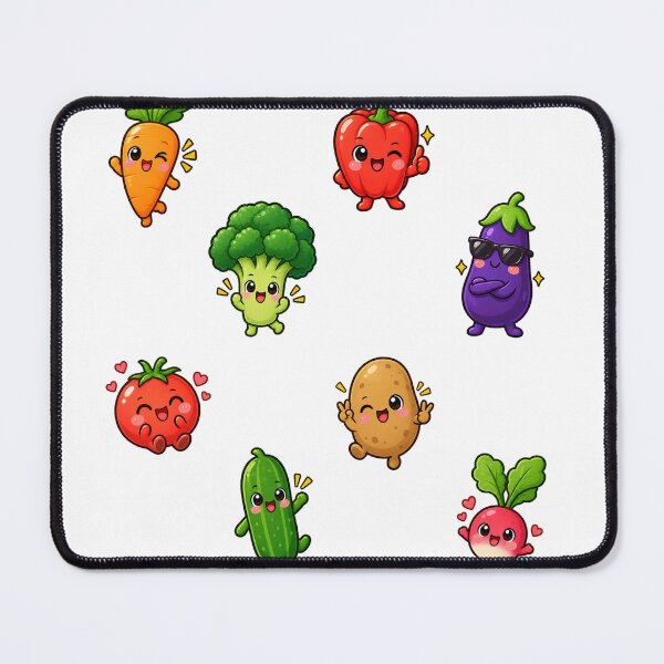 Item preview, Cute Kawaii Vegetables designed and sold by odkocreative.
