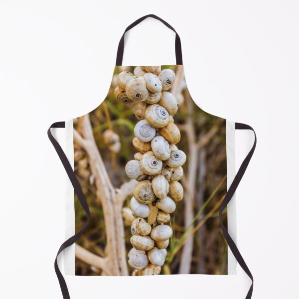 Item preview, Cluster of White Garden Snails on Dry Plant Stem Close-Up Macro Nature Texture designed and sold by Nmallia.