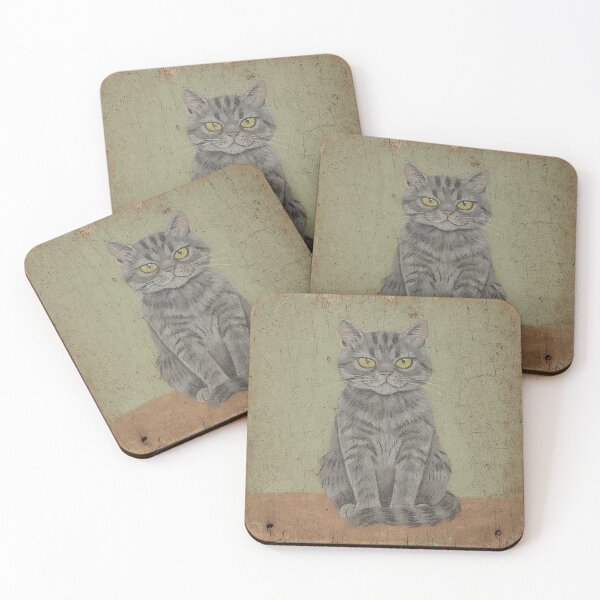 Item preview, Chronically Unimpressed Russian Blue designed and sold by PictorialWhimsy.