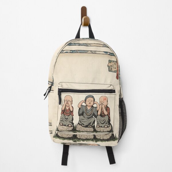 Item preview, Three Wise Monks – Japan Woodblock Print designed and sold by JAPANCE STUDIO.