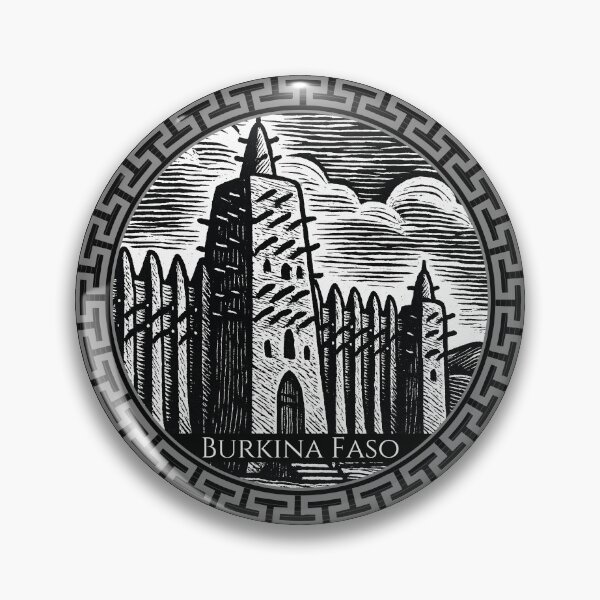 Item preview, Burkina Faso Vintage Woodcut Art designed and sold by Thistle-TShop.