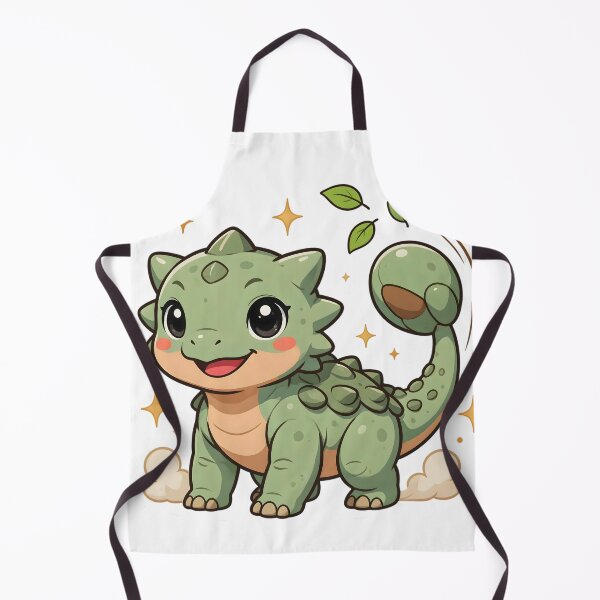 Item preview, Cute Kawaii Ankylosaurus Dinosaur Sticker designed and sold by ChibiPCStudio.