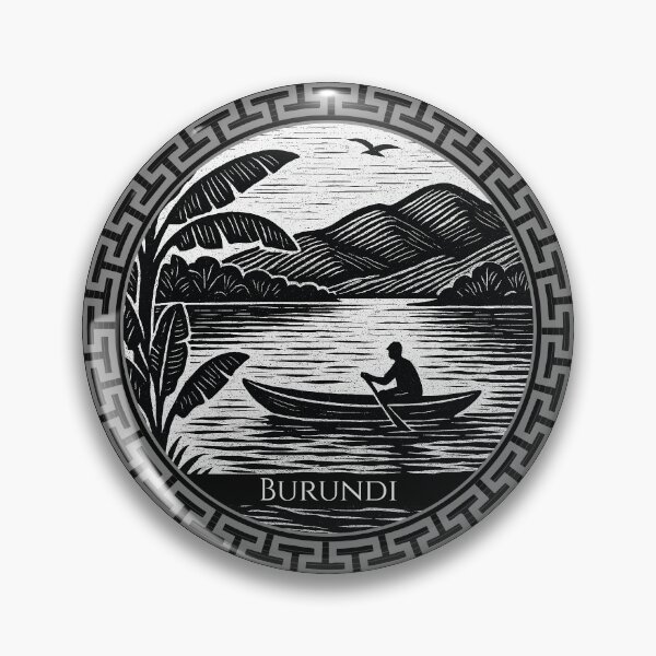 Item preview, Burundi Vintage Woodcut Art designed and sold by Thistle-TShop.