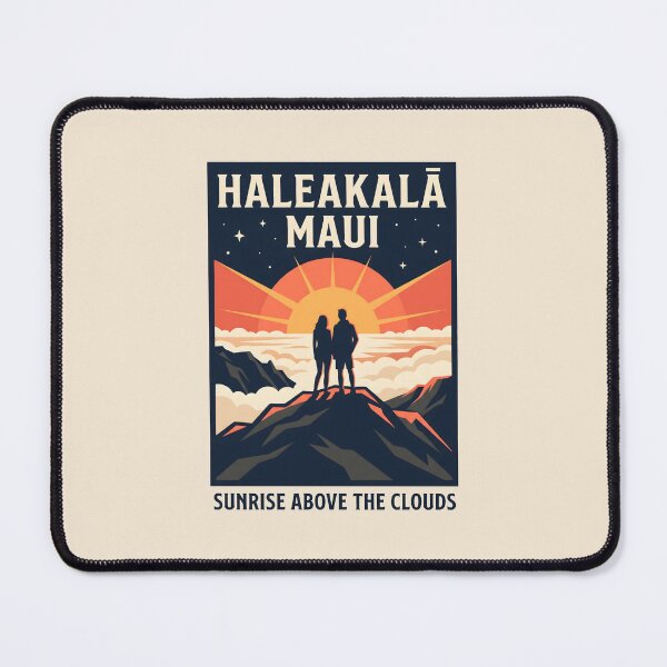 Item preview, Haleakala Sunrise - Hawaii Travel Vintage Travel Badge designed and sold by SplashTastic.