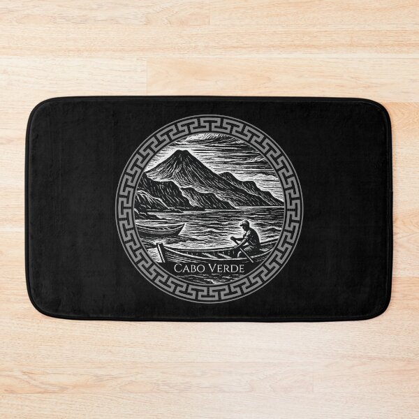 Item preview, Cabo Verde Vintage Woodcut Art designed and sold by Thistle-TShop.