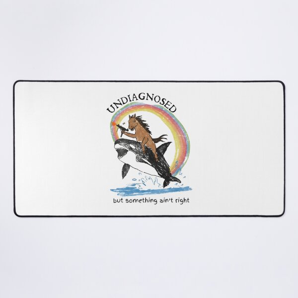 Item preview, Undiagnosed But Something Aint Right Funny Horse Rainbow Design designed and sold by cogiaovuong.