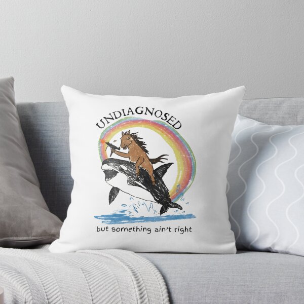 Item preview, Undiagnosed But Something Aint Right Funny Horse Rainbow Design designed and sold by cogiaovuong.