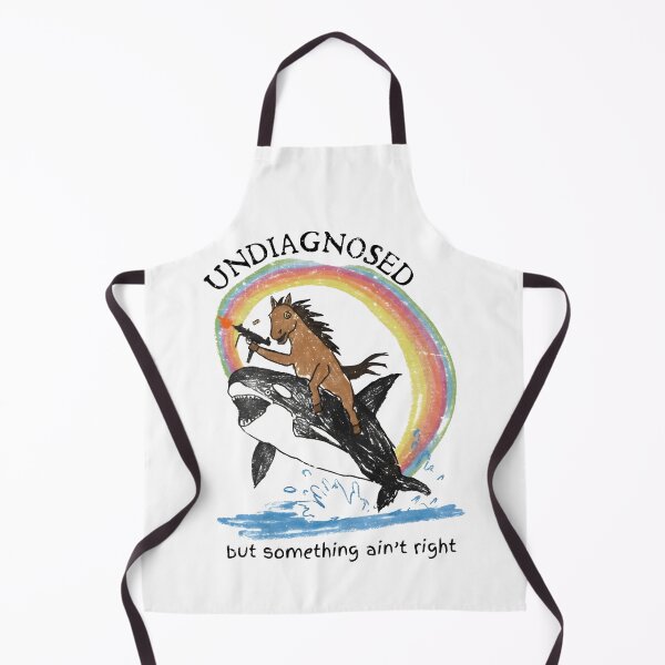 Item preview, Undiagnosed But Something Aint Right Funny Horse Rainbow Design designed and sold by cogiaovuong.