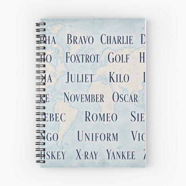Item preview, NATO phonetic alphabet on a world map designed and sold by LuluLeb.