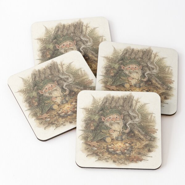 Item preview, Moss Gnome's Morning Acorn Coffee designed and sold by PictorialWhimsy.