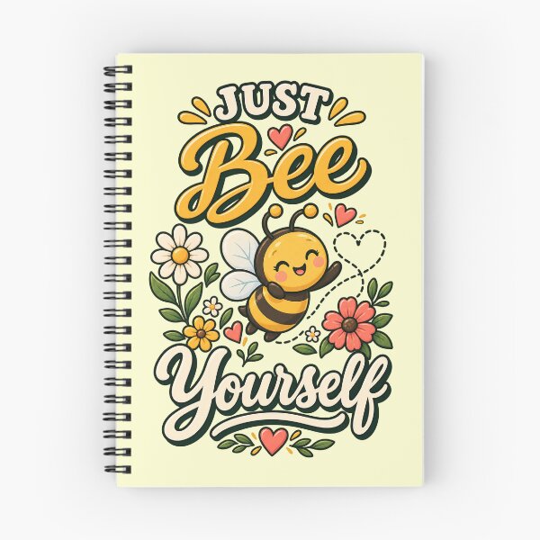 Item preview, Just Bee Yourself – Cute Motivational Bee Pun designed and sold by 50Pxels.