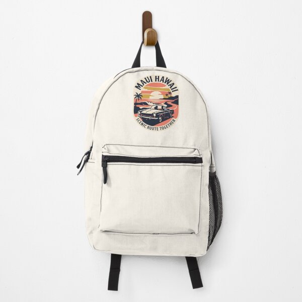 Item preview, Maui Hawaii - Scenic Highway Retro Travel Badge designed and sold by SplashTastic.