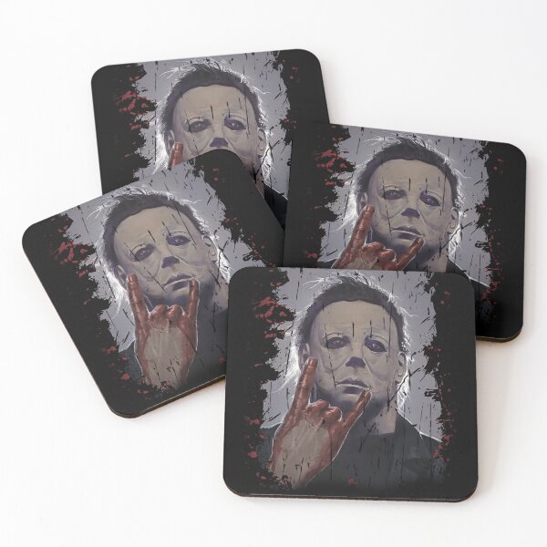 Item preview, Heavy Metal Silent Stalker Horns Up Horror Art designed and sold by Anselle.