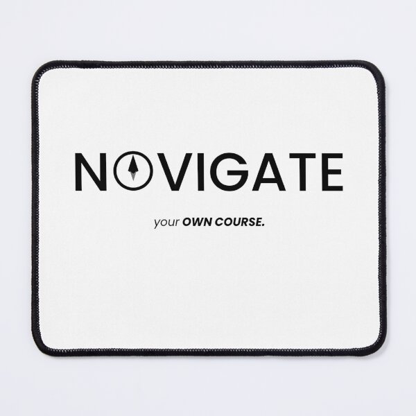 Item preview, Navigate Your Own Course Minimalist Compass Typography Design designed and sold by VanSum.