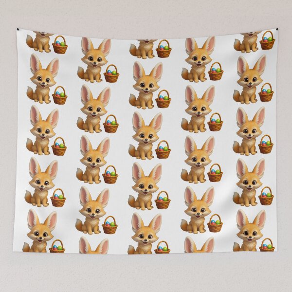 Item preview, Easter Fennec Fox designed and sold by Sillytoe.