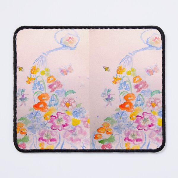 Item preview, Watering Can Pouring Out Flowers Watercolour Painting designed and sold by Sarah Rajkotwala.