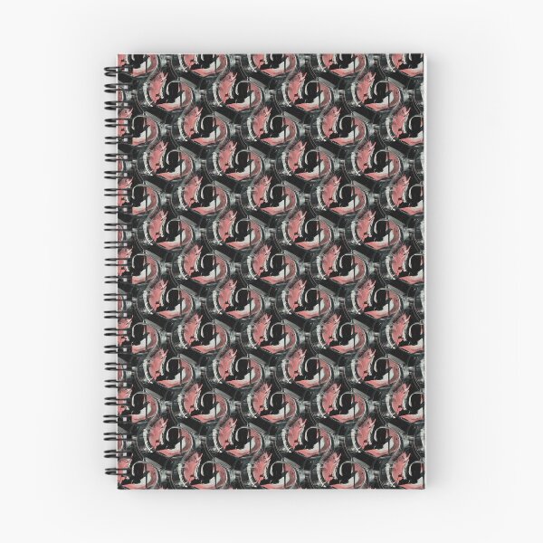 Item preview, Retro Circle Swirl in Black and Red designed and sold by Artistestella.