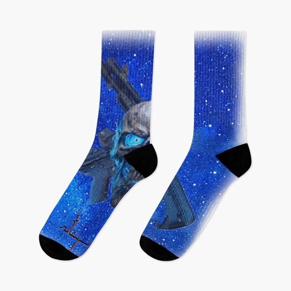 Item preview, Crossed Rifles skull starry night designed and sold by InkShiftLabs.