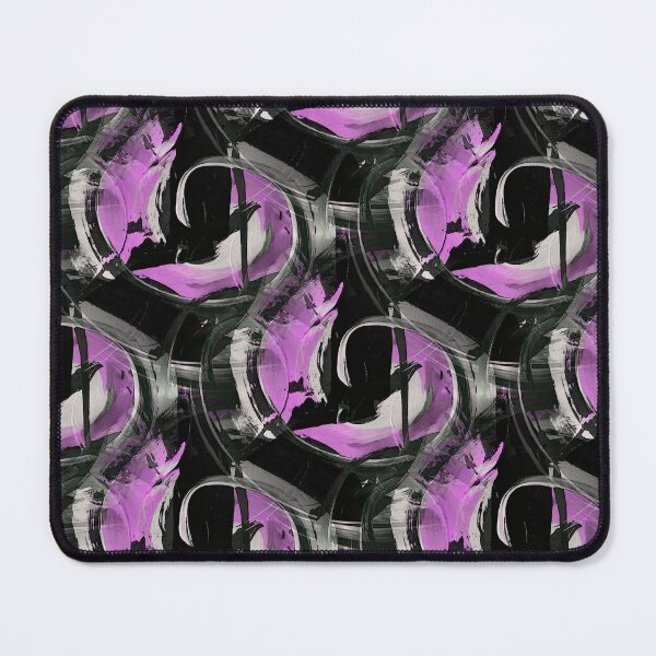 Item preview, Retro Circle Swirl in Black and Pink designed and sold by Artistestella.