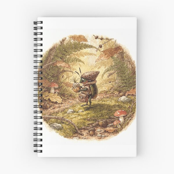 Item preview, Beetle Postman on His Morning Rounds designed and sold by PictorialWhimsy.