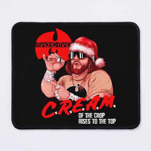Item preview, Macho Man Santa Cream Of The Crop Christmas Wrestling Art designed and sold by RobynPeckArt.