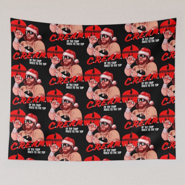 Item preview, Macho Man Santa Cream Of The Crop Christmas Wrestling Art designed and sold by RobynPeckArt.