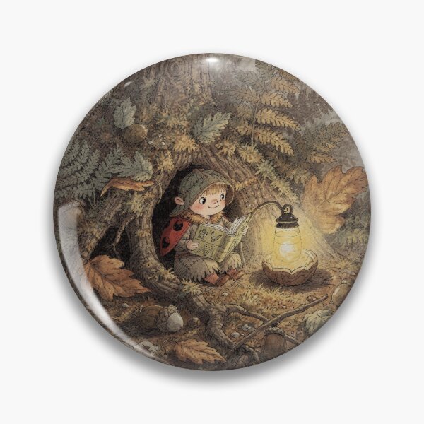 Item preview, Ladybug Reading by Firefly Light designed and sold by PictorialWhimsy.