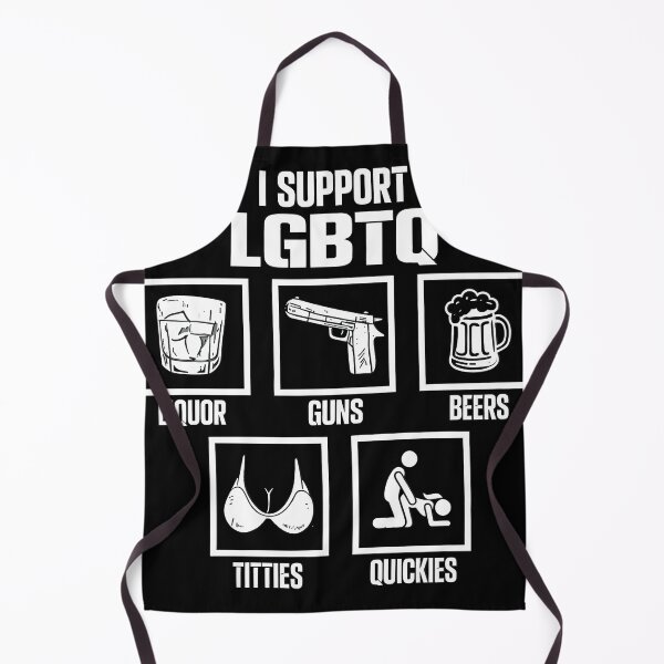 Item preview, I Support LGBTQ Funny Pride Ally Social Justice Political Satire Design designed and sold by maitivi.